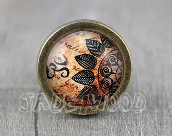 Zen Cabinet Dresser Knob pull / Dresser Pull / Cabinet Knob / Furniture Knob