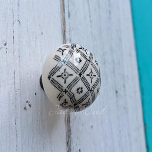 Ceramic Knob Drawer Knob Dresser Knob Ceramic Knob Pull Handle Antique Bronze Furniture Hardware WM1847