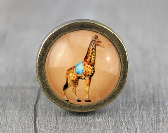Giraffe Cabinet Dresser Knob pull / Dresser Pull / Cabinet Knob / Furniture Knob