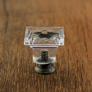 Acrylic Crystal Glass Dresser Knob / Drawer Knob Pull Handle / Kitchen Cabinet Knob/ Furniture Knob Pull Handle Hardware