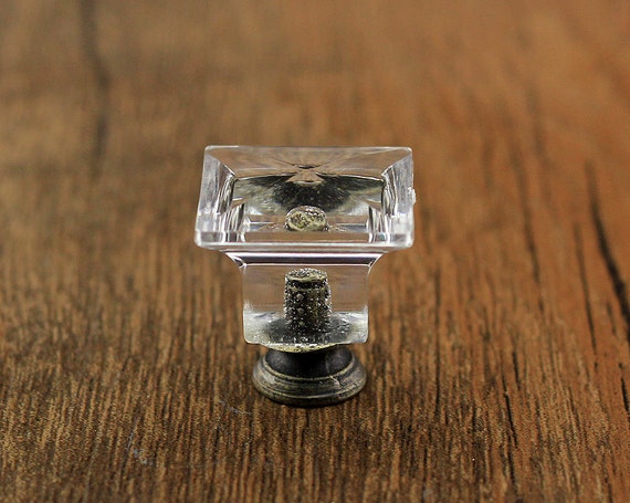 Acrylic Crystal Glass Dresser Knobs Drawer Knobs Pulls Etsy