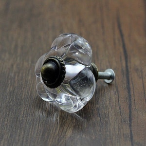 Acrylic Crystal Glass Dresser Knob / Drawer Knob Pull Handle / Kitchen Cabinet Knob/ Furniture Knob Pull Handle