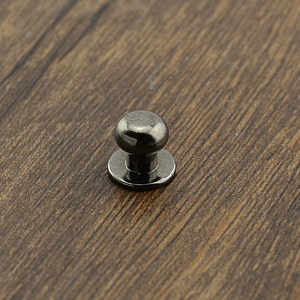 6pcs Gunmetal Mini Door Knob Pull Knob Pull Handle /Small Cabinet Pull Handle Knob CZ043