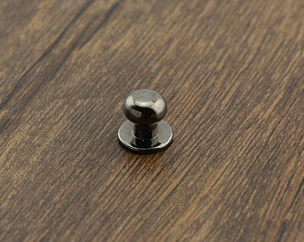 6pcs Gunmetal Mini Door Knob Pull Knob Pull Handle /Small Cabinet Pull Handle Knob CZ043
