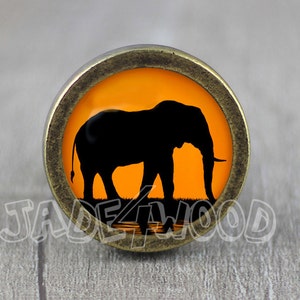 Elephant Bronze Dresser knobs cabinet Dresser Knob pull / Dresser Pull / Cabinet Knob / Furniture Knob