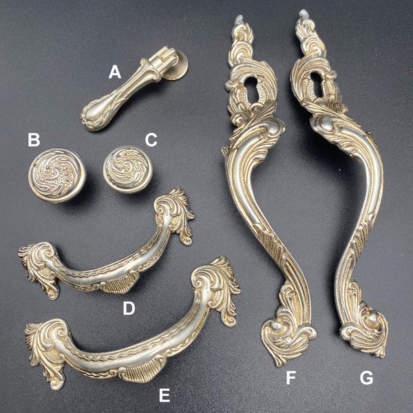 Antique French Door Handles Etsy