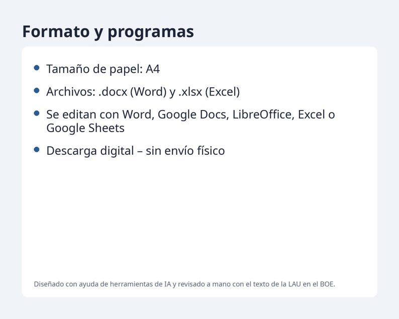 Arrendamiento de local comercial, contrato Word + Excel | Spanish, IVA y retención 19 %, factura (Digital Download) image 10