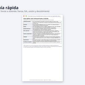 Arrendamiento de local comercial, contrato Word + Excel | Spanish, IVA y retención 19 %, factura (Digital Download) image 8