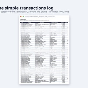 Excel Dashboard for Small Business 2027 | Monthly KPI Tracker, Sales, Expenses (Digital Download) image 4