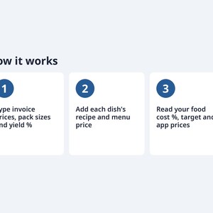 Food Cost Calculator Spreadsheet with Yield | Recipe Costing, Menu Price, Delivery App Price (Digital Download) image 8