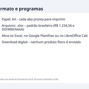 Finanças pessoais planilha 2026 | Portuguese, Plano para quitar dívidas, reserva de emergência (Digital Download) image 10