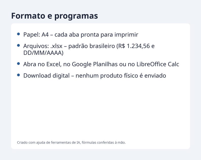 Finanças pessoais planilha 2026 | Portuguese, Plano para quitar dívidas, reserva de emergência (Digital Download) image 10