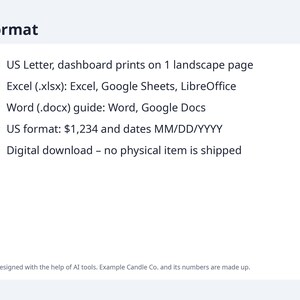 Excel Dashboard for Small Business 2027 | Monthly KPI Tracker, Sales, Expenses (Digital Download) image 10