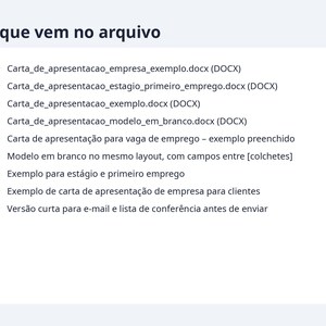 Vorlage für die Bearbeitung des Word-Modells | Portugiesisch, Emprego, estágio e primeiro emprego (Digitaler Download) Bild 9