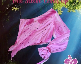 Midnight Ocean Singer Inspired One Armed Cover Up