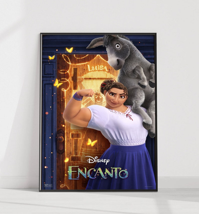 Disney Encanto Poster Luisa Magical Door Poster Disney | Etsy Denmark