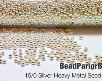 110 Matte Zinc Plated Metal Seed Bead