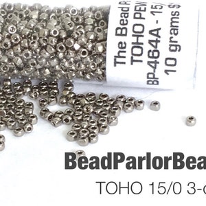 3-Cut Size 8° Gold Toho Seed Bead