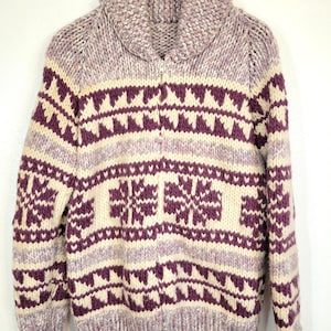 Cowichan Mary Maxim Sweater - Etsy