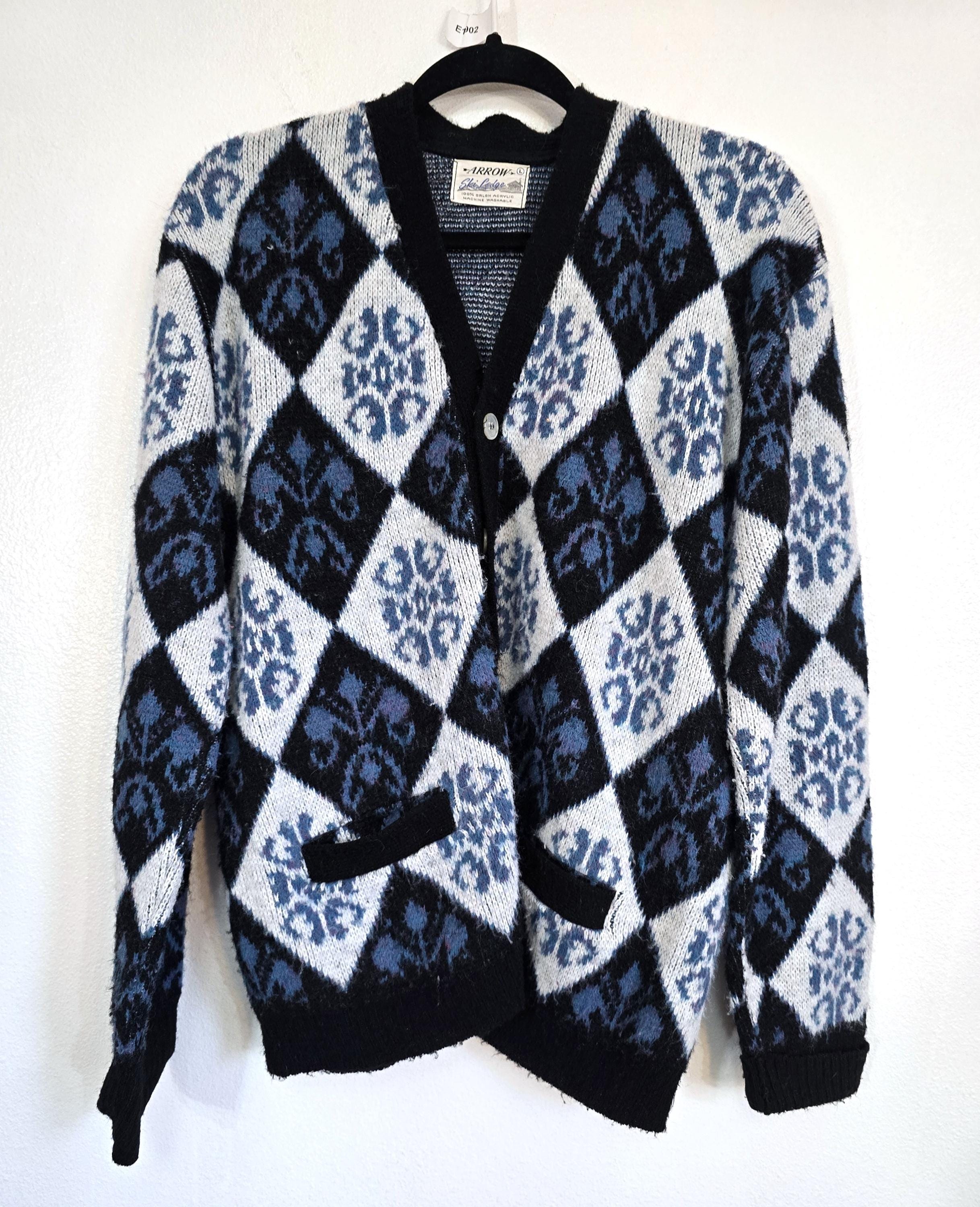 Acrylic Sweater 1950 - Etsy