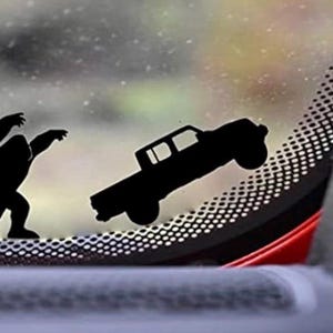Vinyl Decal Easter egg for Jeep Gladiator with chaser