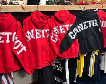 Sudaderas con capucha de letras grandes de la escuela