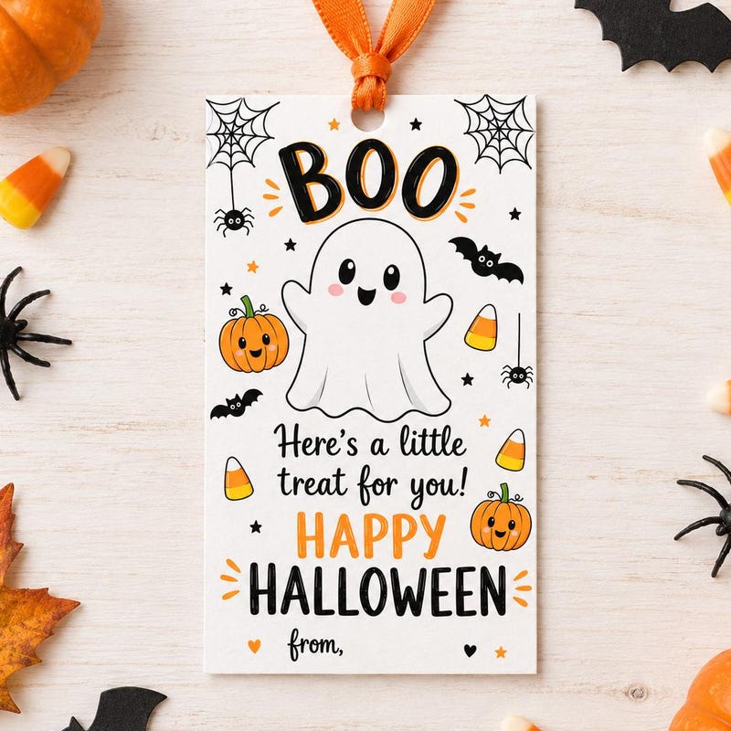 Boo Pdf Pink Boo Tags - Etsy UK