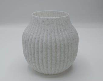 Pebble Texture Vase – Modern Speckled 3D Printed Decor