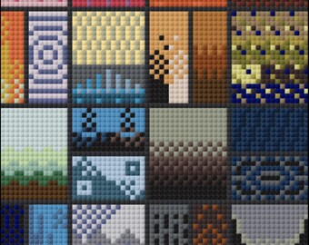 Abstract Pattern for Cross-stitch/Crochet/Beading/Knitting