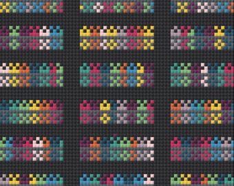 Abstract Hotel Pattern for Cross-stitch/Crochet/Beading/Knitting