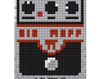 Fuzz Pedal Pattern for Cross-stitch/Crochet/Beading/Knitting