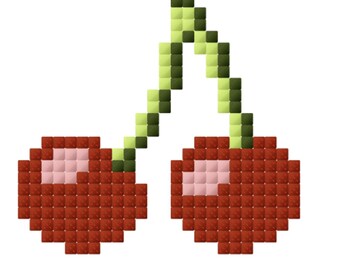 Cherries Pattern for Cross-stitch/Crochet/Beading/Knitting
