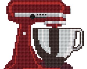 Stand Mixer Pattern for Cross-stitch/Crochet/Beading/Knitting