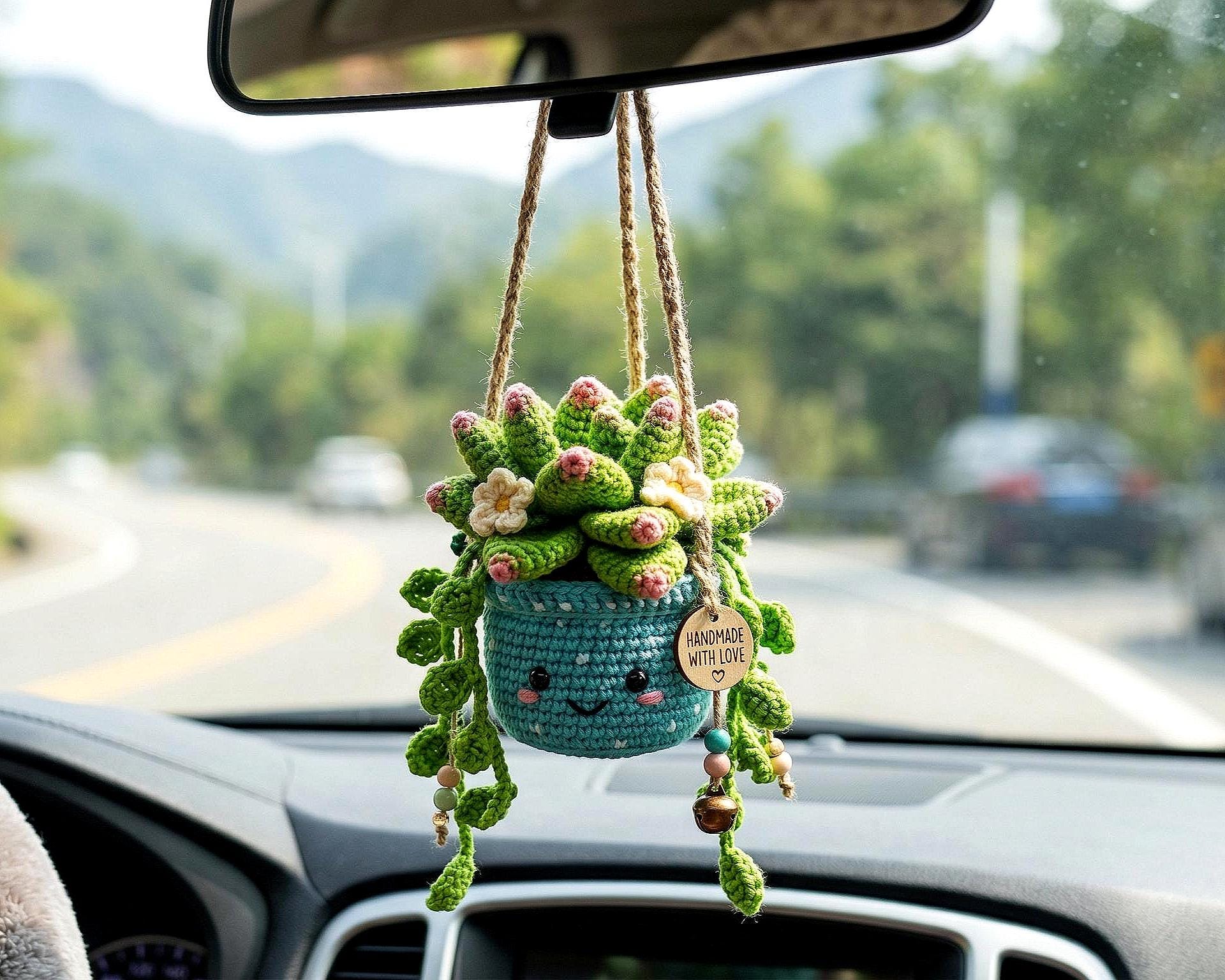 Cute Car Accessories Green Plants - Etsy