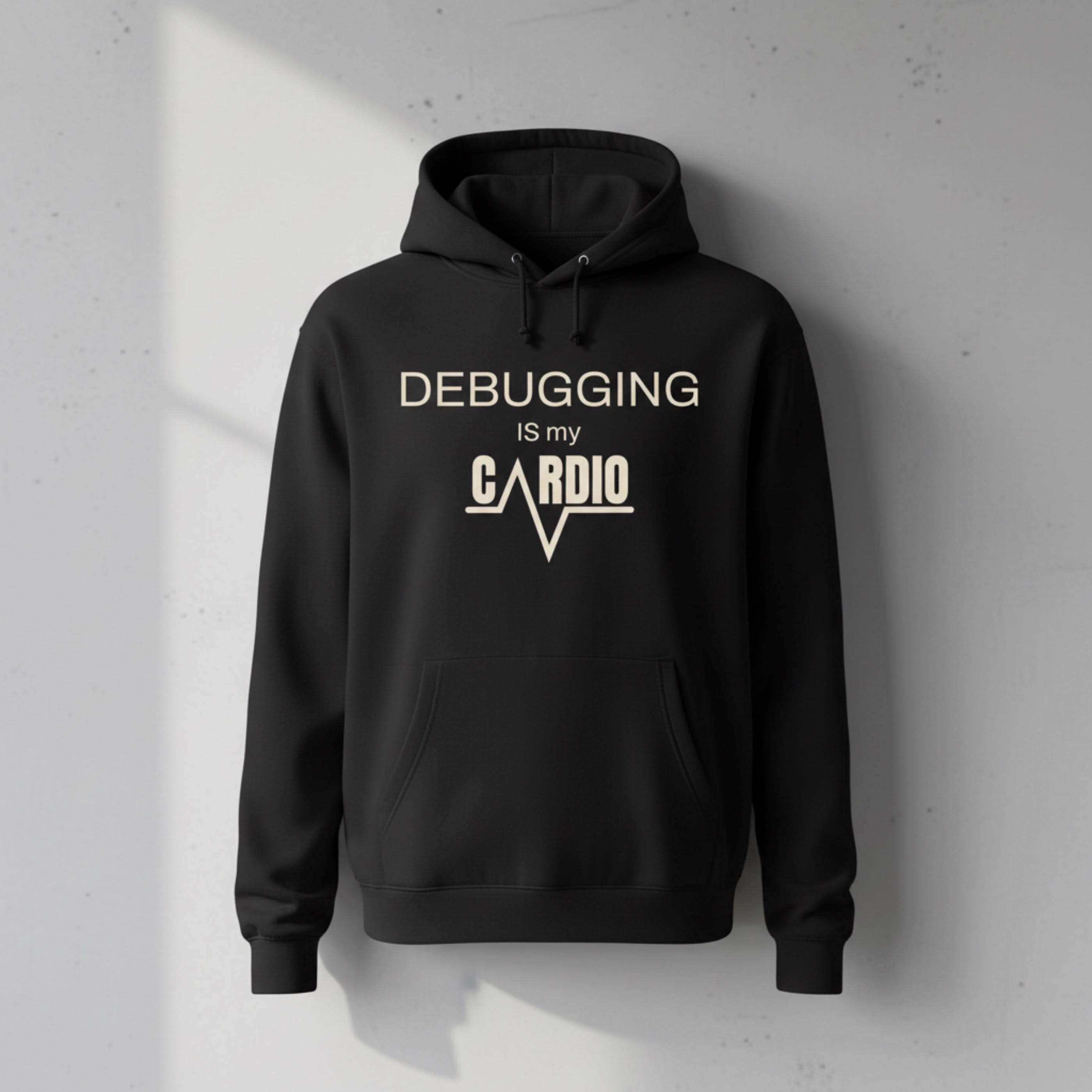 Debugging is My Cardio Hoodie | Programmer Hoodie | Coding Humor ...