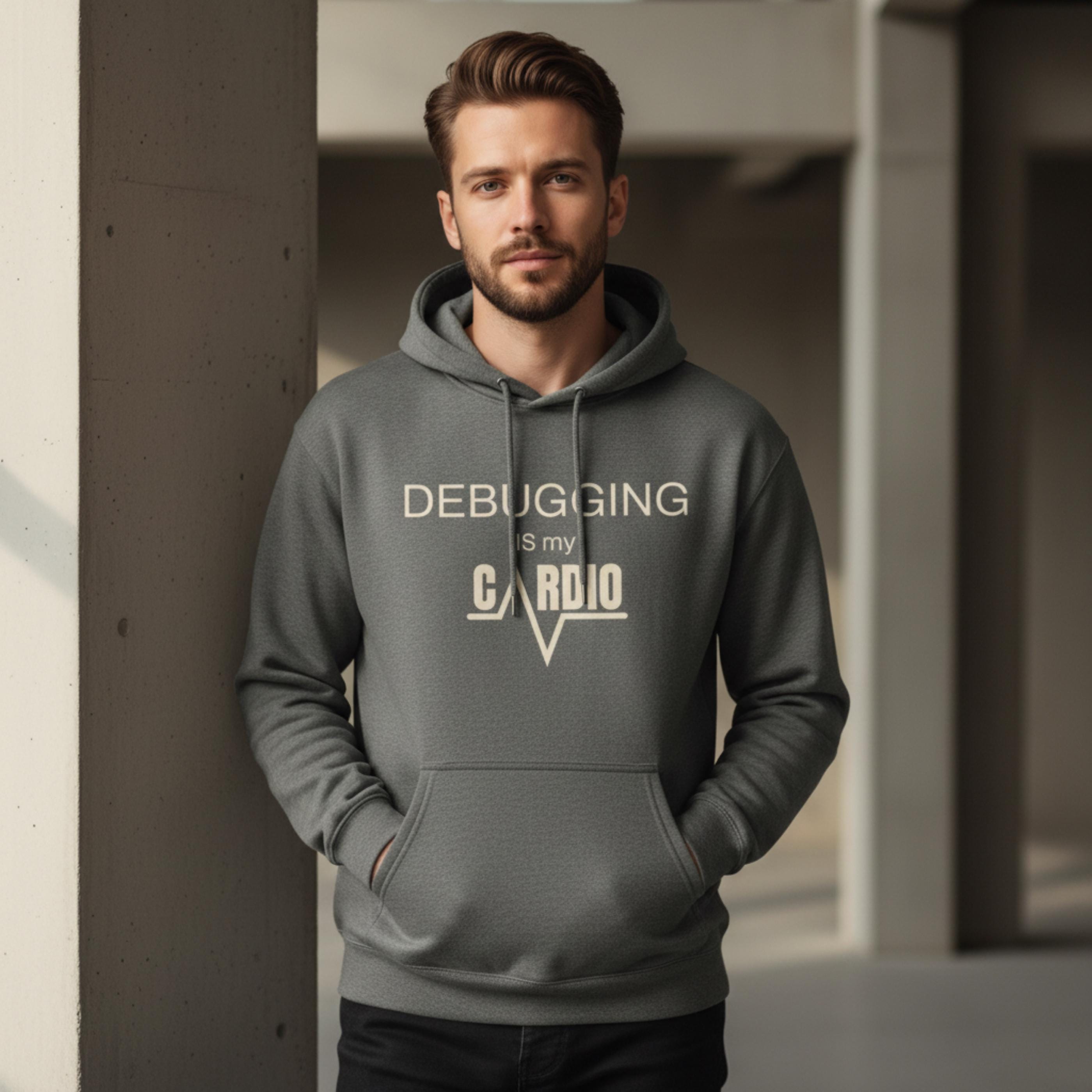Debugging is My Cardio Hoodie | Programmer Hoodie | Coding Humor ...