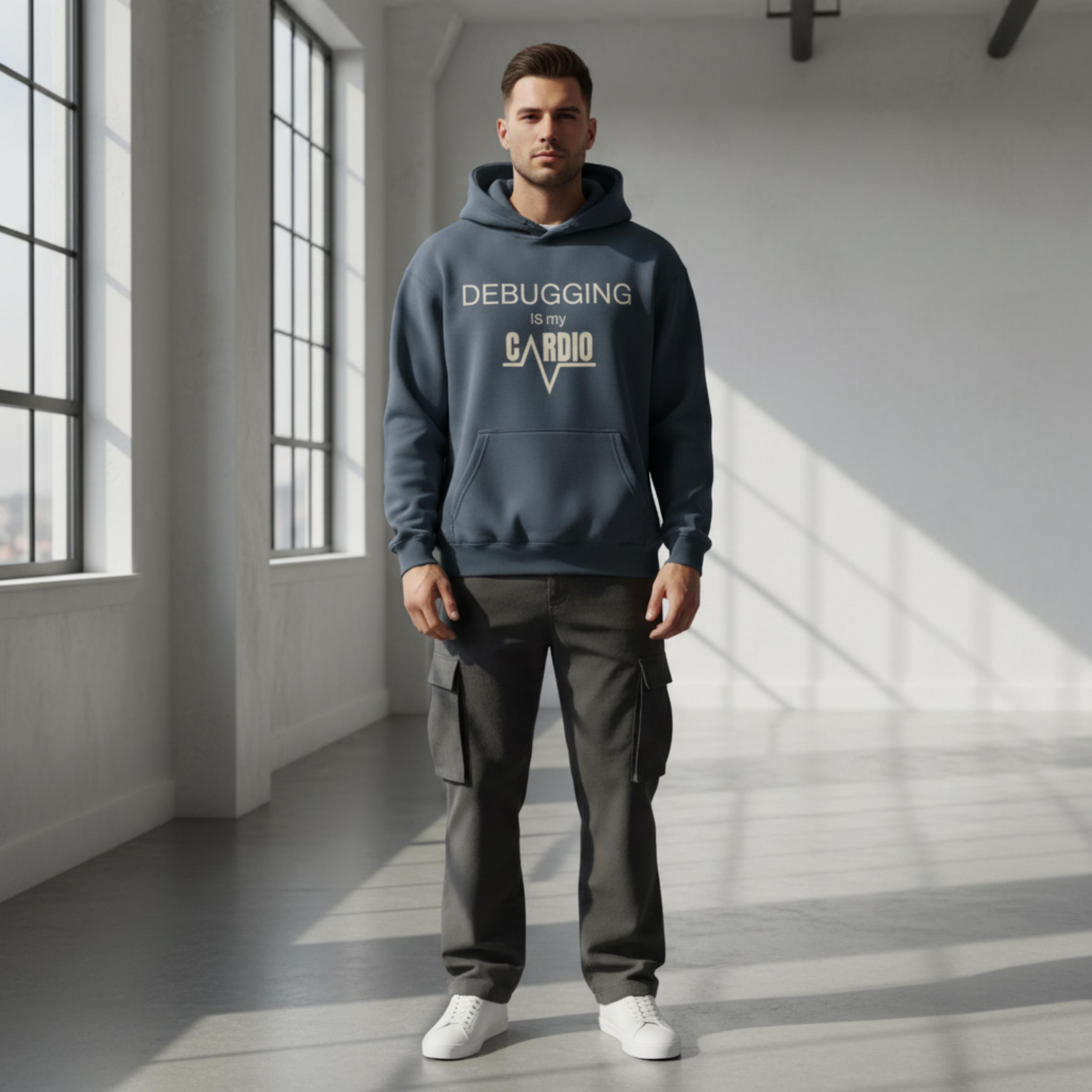 Debugging is My Cardio Hoodie | Programmer Hoodie | Coding Humor ...