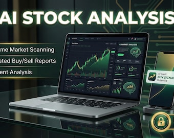 AI Stock Analysis Workflow | Automatic Buy and Sell Signals | Finance Dashboard Template n8n