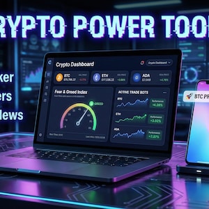 Ultimative Krypto-Handelswerkzeuge | Whale Tracker, News & Preis Alarm Bot