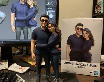 Personalized 3D Cartoon Portrait from Photo | Ultra-Realistic Poster • Gift for Valentine's Day and Friends