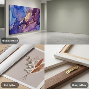 Picasso Style Abstract Portrait Canvas Print, Colorful Cubism Wall Art, Large Canvas Wall Art, Oversized Statement Piece image 10
