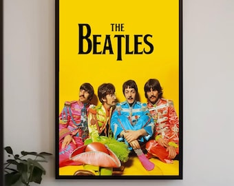 ビートルズ - サージェント・ペパーズ ポスター (24x24) - Etsy 日本