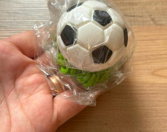 Football Cake Topper, Handmade Fondant Soccer Ball, Edible Football Cake Decoration, Football Birthday Cake Decor