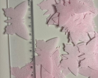 40 PRECUT  Edible wafer/rice paper Butterflies cake/cupcake toppers