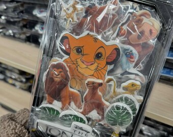Fondant set Lion King Inspired Edible Cake Toppers Set – Safari Jungle Animals Birthday Cake Decorations