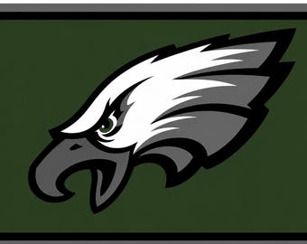 Modèle tricoté avec les doigts EAGLES, 50 x 60 po.