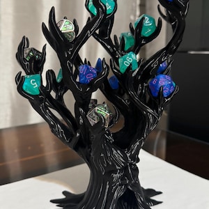 Torre y expositor de dados Treant: Capacidad para 21 dados, juego de rol DnD imagen 11