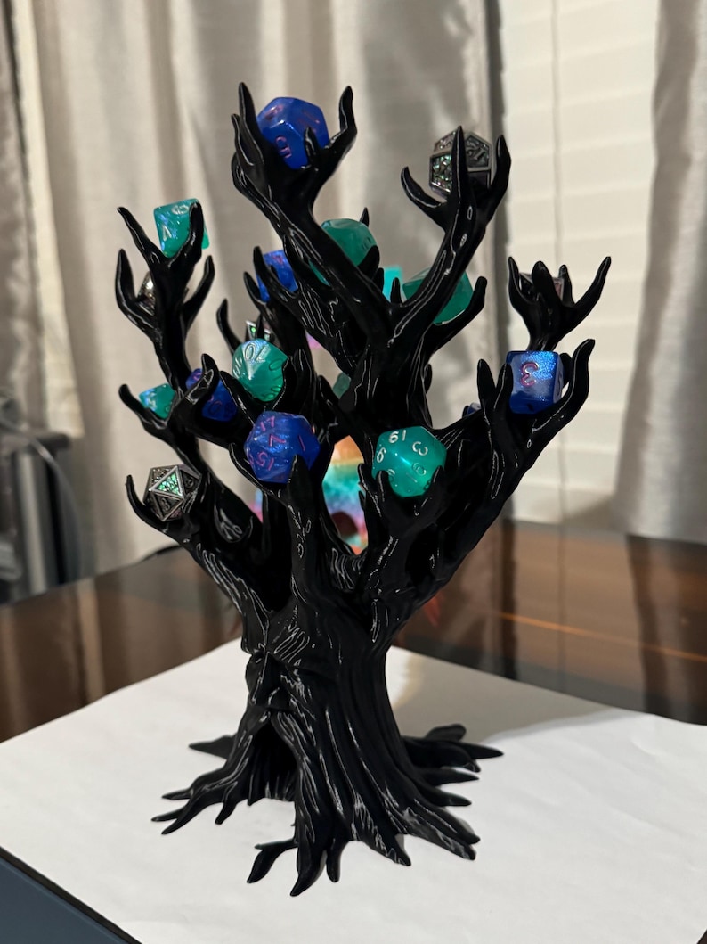 Torre y expositor de dados Treant: Capacidad para 21 dados, juego de rol DnD imagen 12