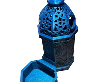 Torre de dados y rodillo con forma de linterna y bandeja extraíble: Dungeons and Dragons, juegos de rol, juegos de rol de mesa, regalo para juegos de rol