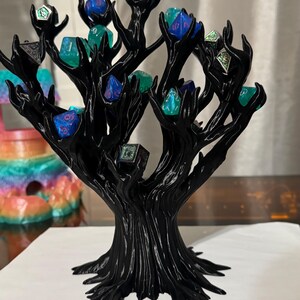 Torre y expositor de dados Treant: Capacidad para 21 dados, juego de rol DnD imagen 13